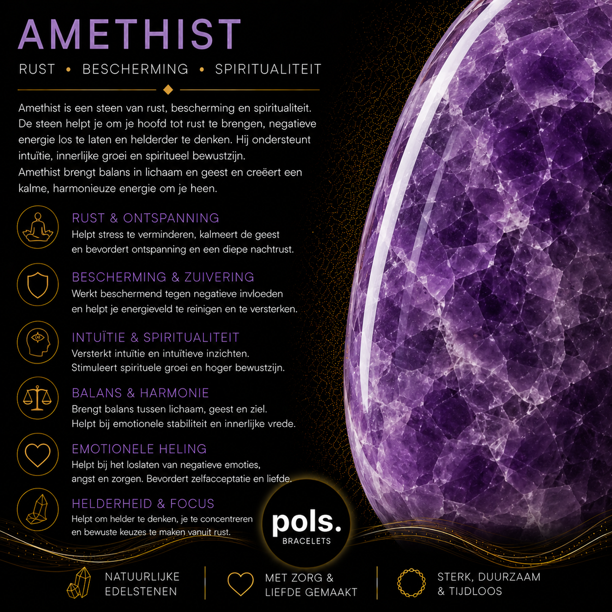 Amethist 8mm