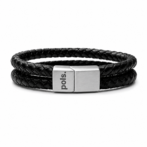 Black Betty -  12mm Leer | Pols Bracelets