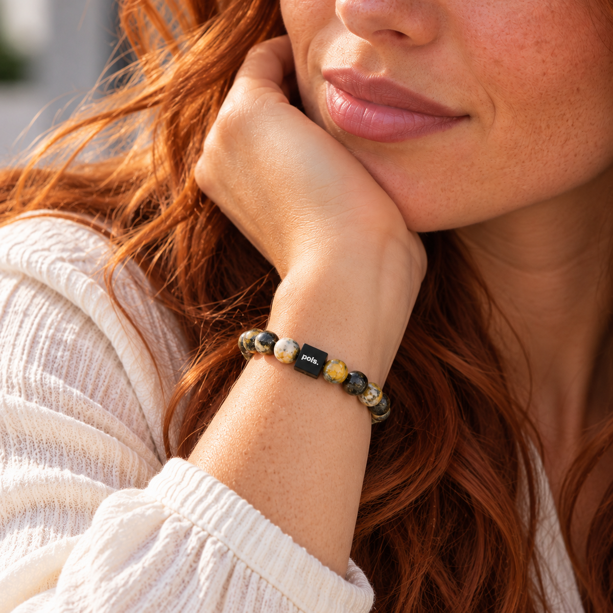 Dames Armband Oceaan Jaspis - 8mm Natuursteen