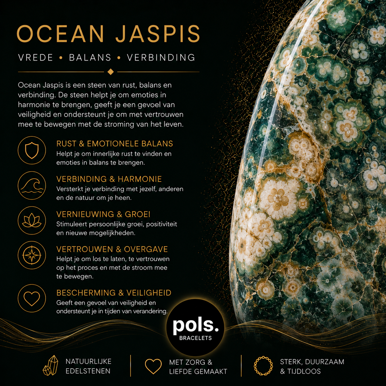 Oceaan Jaspis 8mm