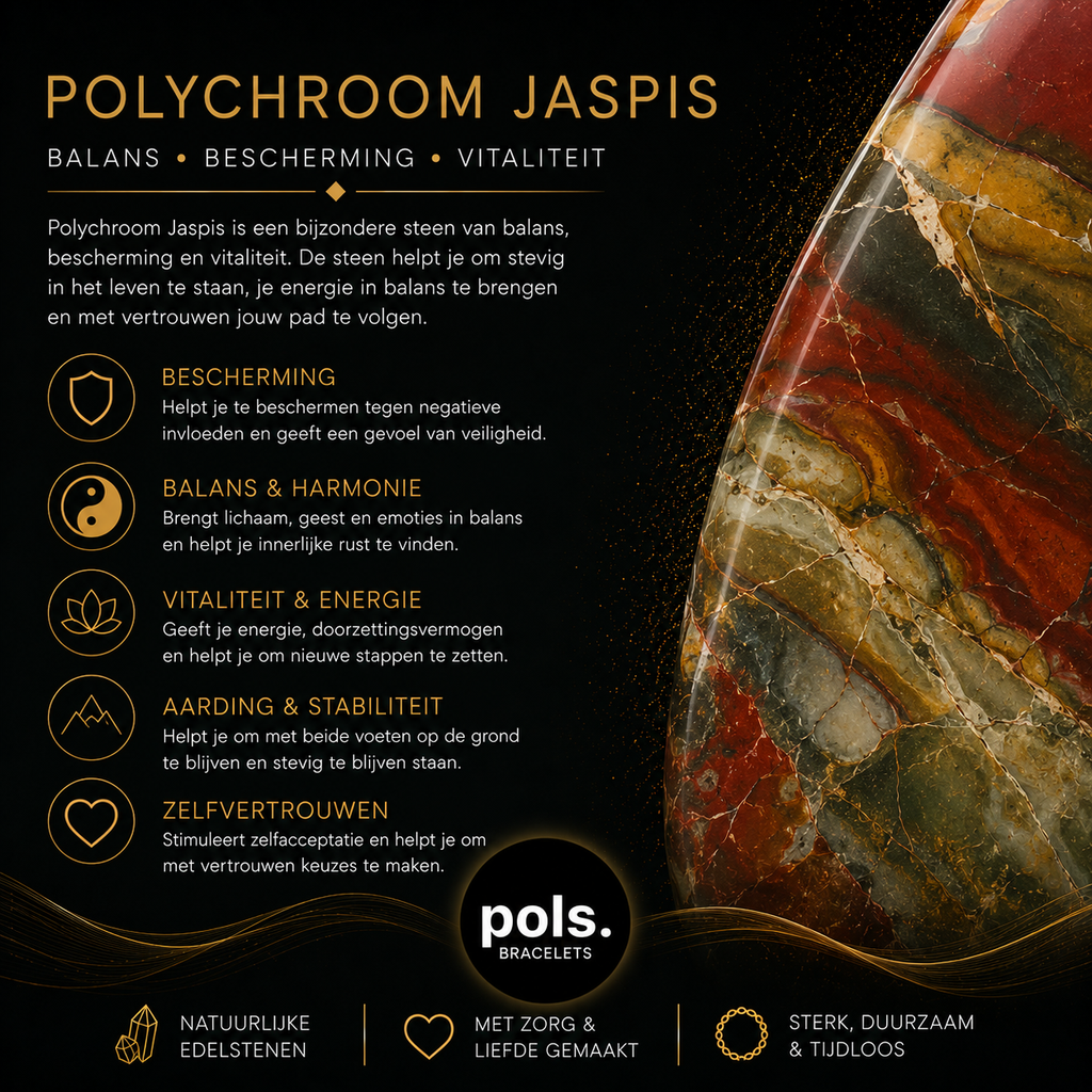 Polychroom Jaspis 8mm
