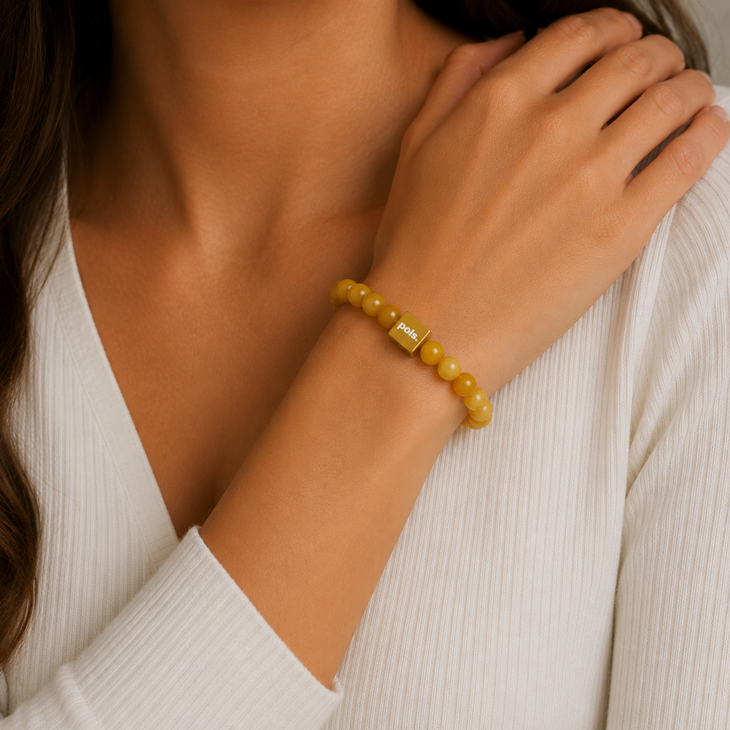 Dames Armband Tijgeroog Geel - 8mm Edelsteen