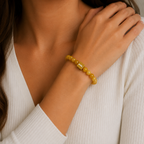 Dames Armband Tijgeroog Geel - 8mm Edelsteen